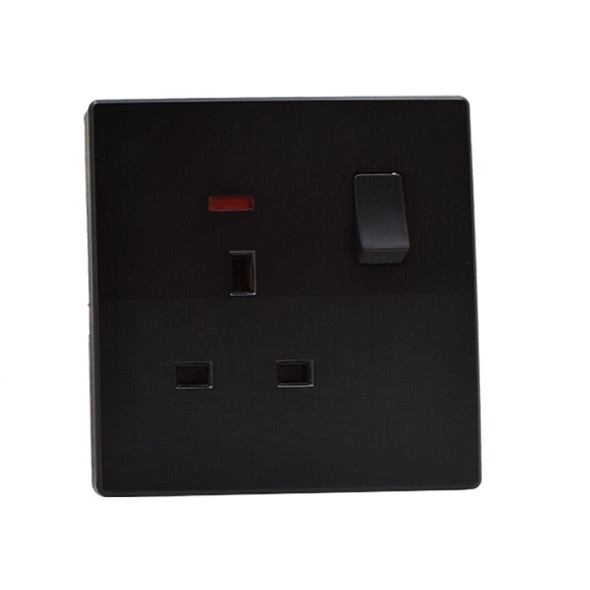 Luxury Two Tone Black USB Single Universal Port Socket
